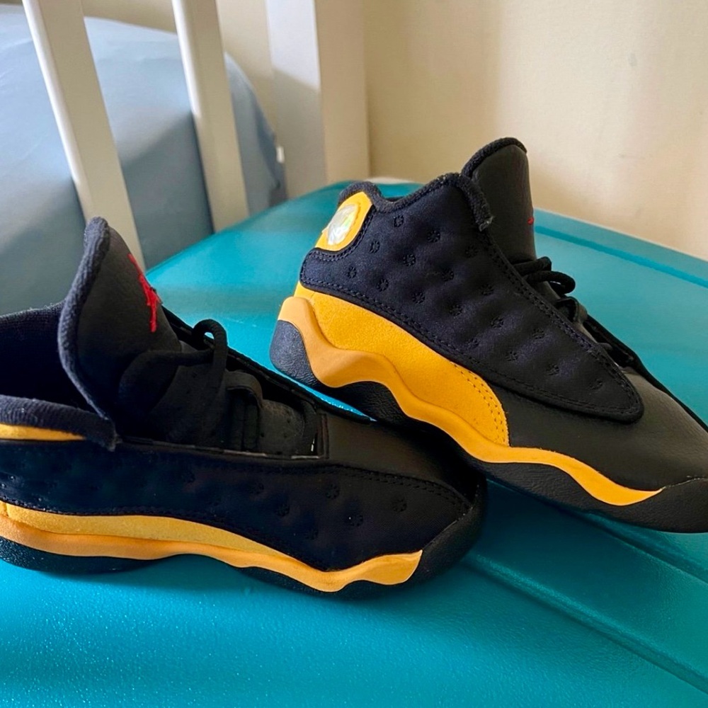 Nike Black and Yellow Sneakers